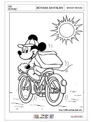 Mickey Mouse boyama sayfaları